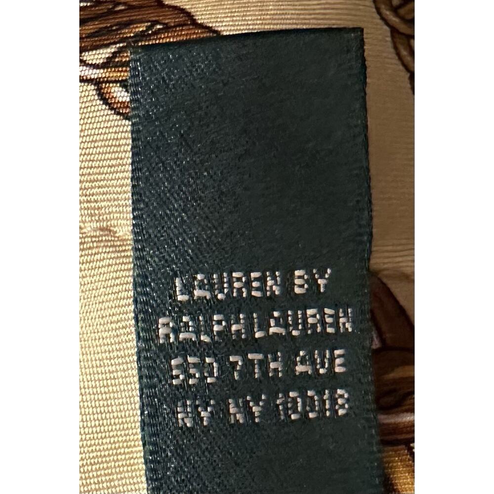 Lauren Ralph Lauren Equestrian Horse Print Quilted Vest XL Preppy Riding - Picture 10 of 11